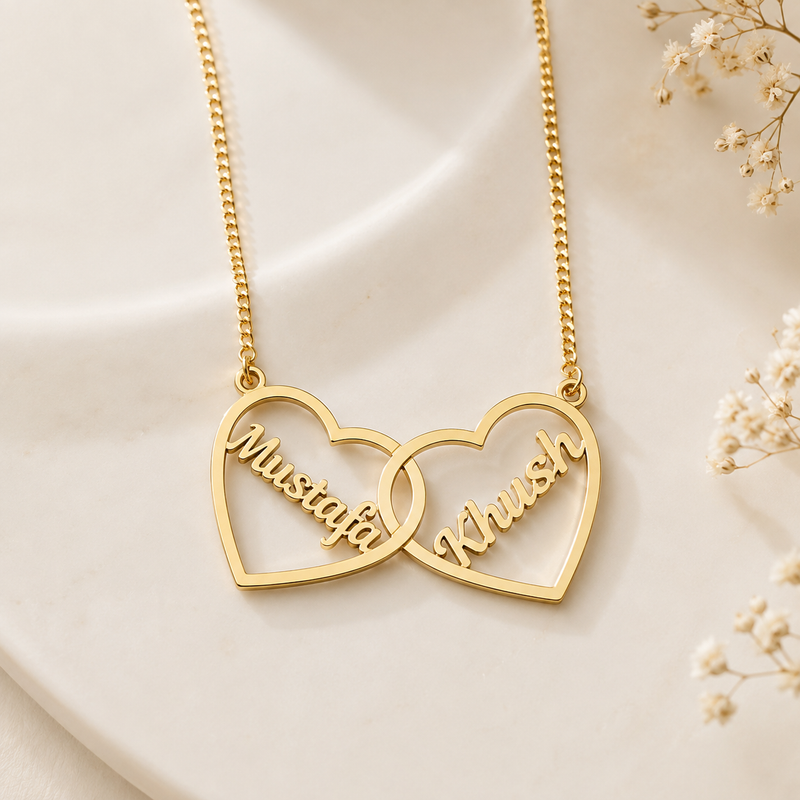 Personalized Couple Name Necklace