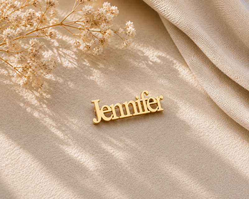 Timeless Name Brooch