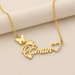 Signature Name Pendant Necklace – Personalized Gold Jewelry for Her