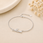 Personalized Name of Love Bracelet with custom name for women