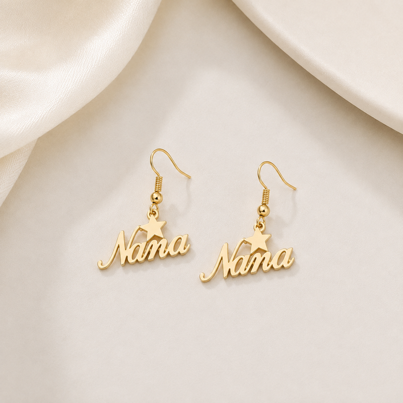 Custom Name Earrings