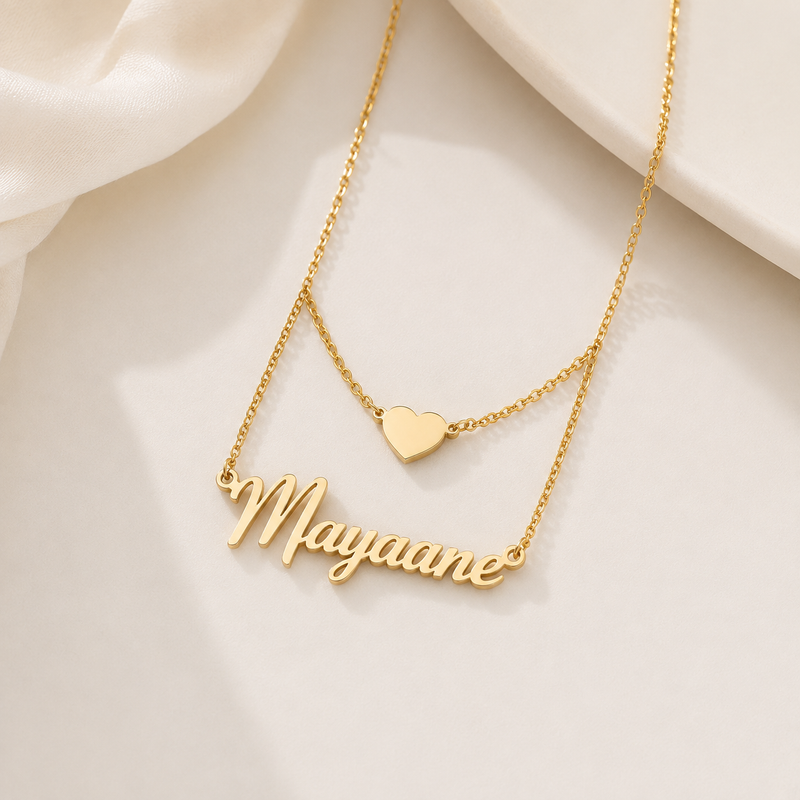 Double Name Personalized Pendant