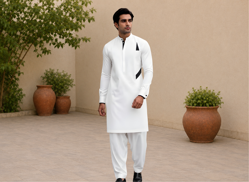 Personalized Pakistani Kameez Shalwar