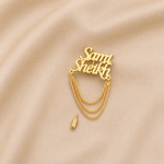 Personalized Name Brooch