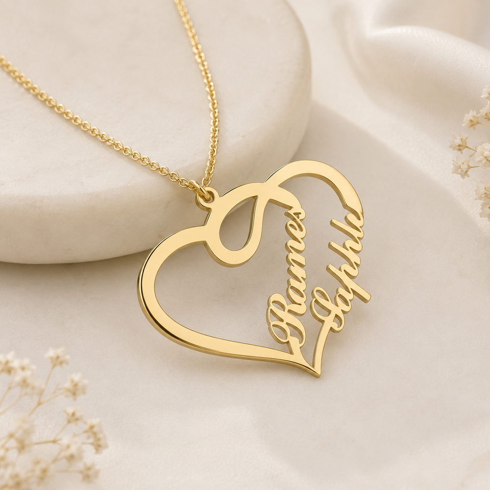 Couple Name Necklace