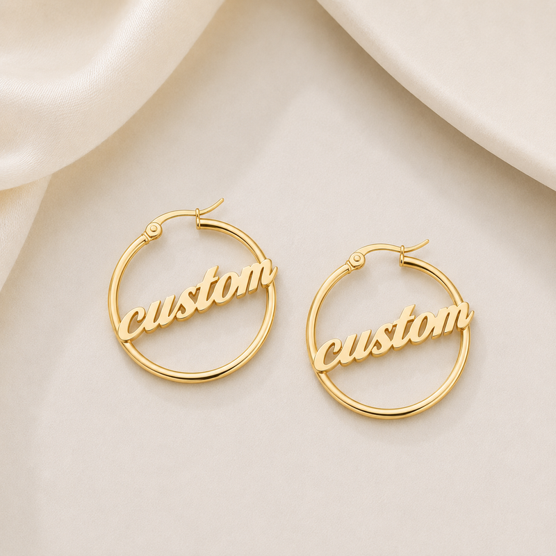 Personalized Name Earrings
