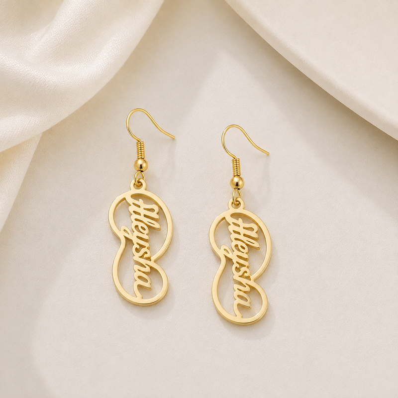 Custom Initial Earrings