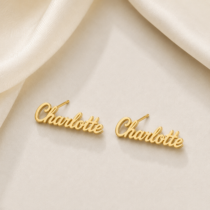 Personalized Name Earrings