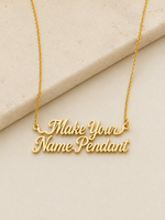 Twin Name Necklace